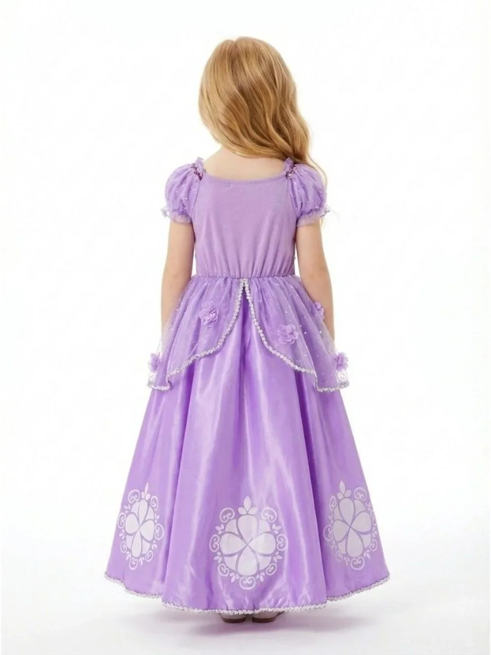 Girls Sofia Inspired Purple Princess Dress